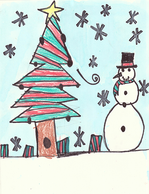 Honorable Mention, Amela Smajic is a 2nd grader at Premier Charter School
